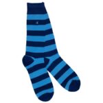 Swole Panda Striped Socks – Sky Blue – Mens Clothing - Crep Direct UK