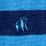 Swole Panda Striped Socks – Sky Blue – Mens Clothing - Crep Direct UK