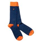 Swole Panda Spotted Socks – Orange – Mens Clothing - Crep Direct UK