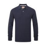Schoffel St Ives Long Sleeve Polo Shirt 4041 – Navy Cotton – Mens Clothing - Crep Direct UK Schoffel St Ives Long Sleeve Polo Shirt 4041 – Navy Cotton – Mens Clothing - Crep Direct UK