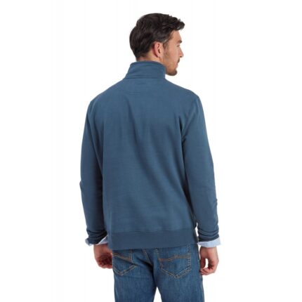 Schoffel St Merryn Sweatshirt 3008 – Petrol Blue – Mens Clothing - Crep Direct UK