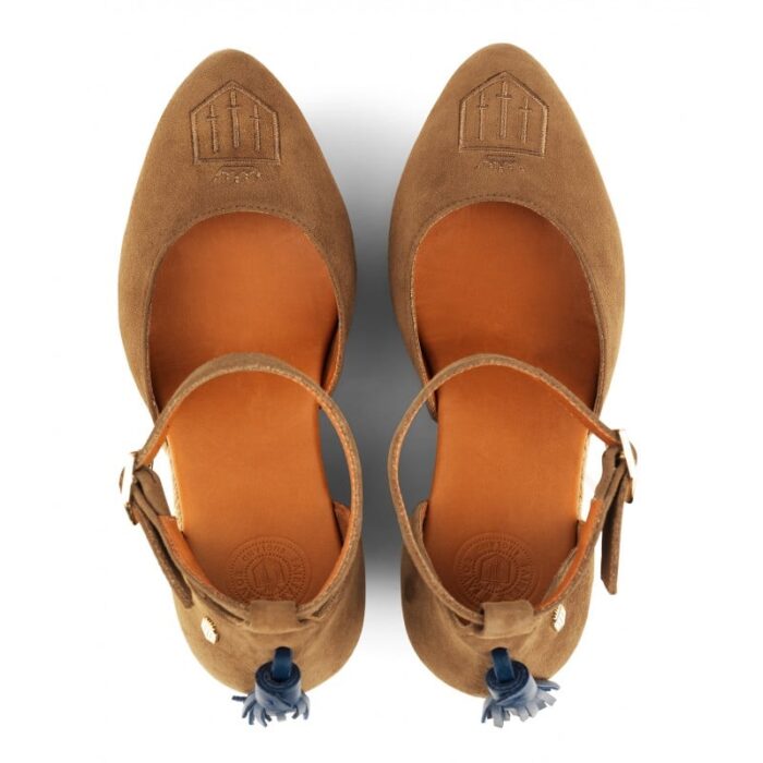Fairfax and Favor Fairfax & Favor Monaco Wedge – Tan Suede – Womens Espadrilles - Crep Direct UK