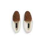 Fairfax and Favor Fairfax & Favor Henley Shearling Lined Slippers – Tan Suede – Womens Slippers - Crep Direct UK