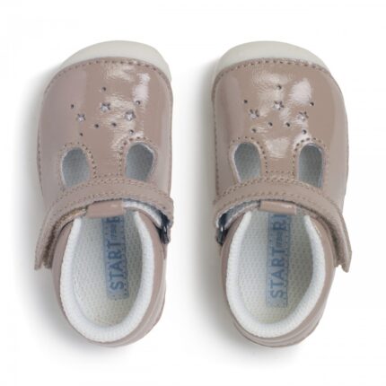 Start-Rite Tumble Shoes – Taupe Patent – Girls Shoes - Crep Direct UK