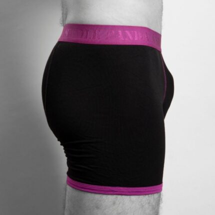 Swole Panda Bamboo Boxers – Navy / Purple Band – Mens Clothing - Crep Direct UK