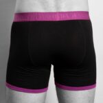 Swole Panda Bamboo Boxers – Navy / Purple Band – Mens Clothing - Crep Direct UK
