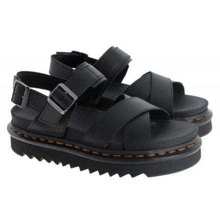 Dr. Martens Voss Sandals – Black Leather – Womens Sandals, Sliders & Toe Posts - Crep Direct UK Dr. Martens Voss Sandals – Black Leather – Womens Sandals, Sliders & Toe Posts - Crep Direct UK