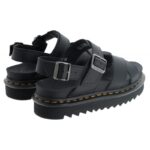 Dr. Martens Voss Sandals – Black Leather – Womens Sandals, Sliders & Toe Posts - Crep Direct UK