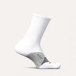 Feetures Elite Light Cushion Mini Crew Socks – White – Mens Clothing - Crep Direct UK