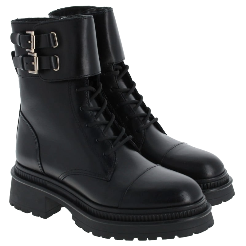 Alpe 2723 Ankle Boots – Black Leather